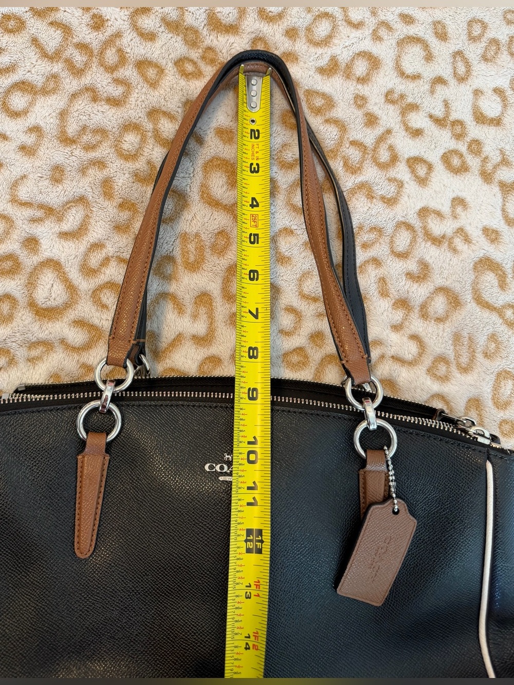 Coach Christie Carryall Shoulder Leather
Bag Women’s - Picture 12 of 12